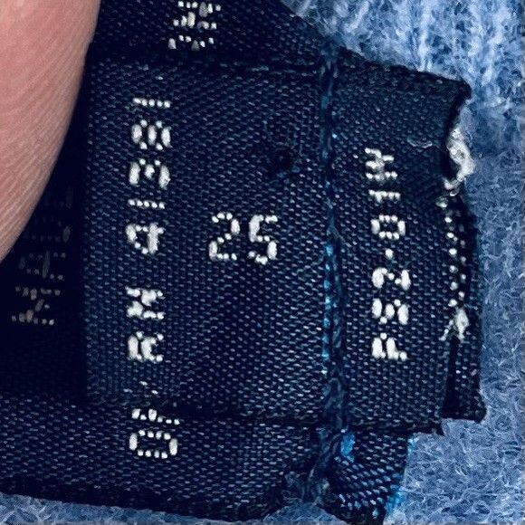 Polo Ralph Lauren 100% Merino Wool V-Neck Sweater Blue Men’s 2X Pullover - Picture 7 of 10